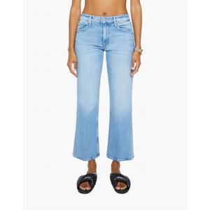NEW MOTHER bookie flood jeans in sow surreal